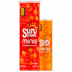 SunChips Minis, Garden Salsa Flavored Canister, Multigrain Chips, 3.75 oz Canister